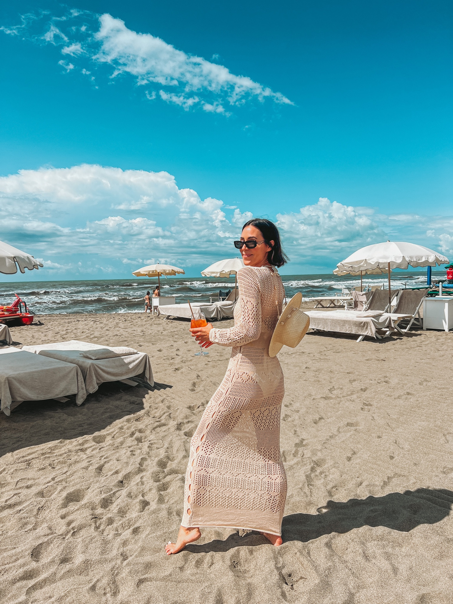 The perfect beach coverup to capture the best Italian beach day!

#LTKsalealert