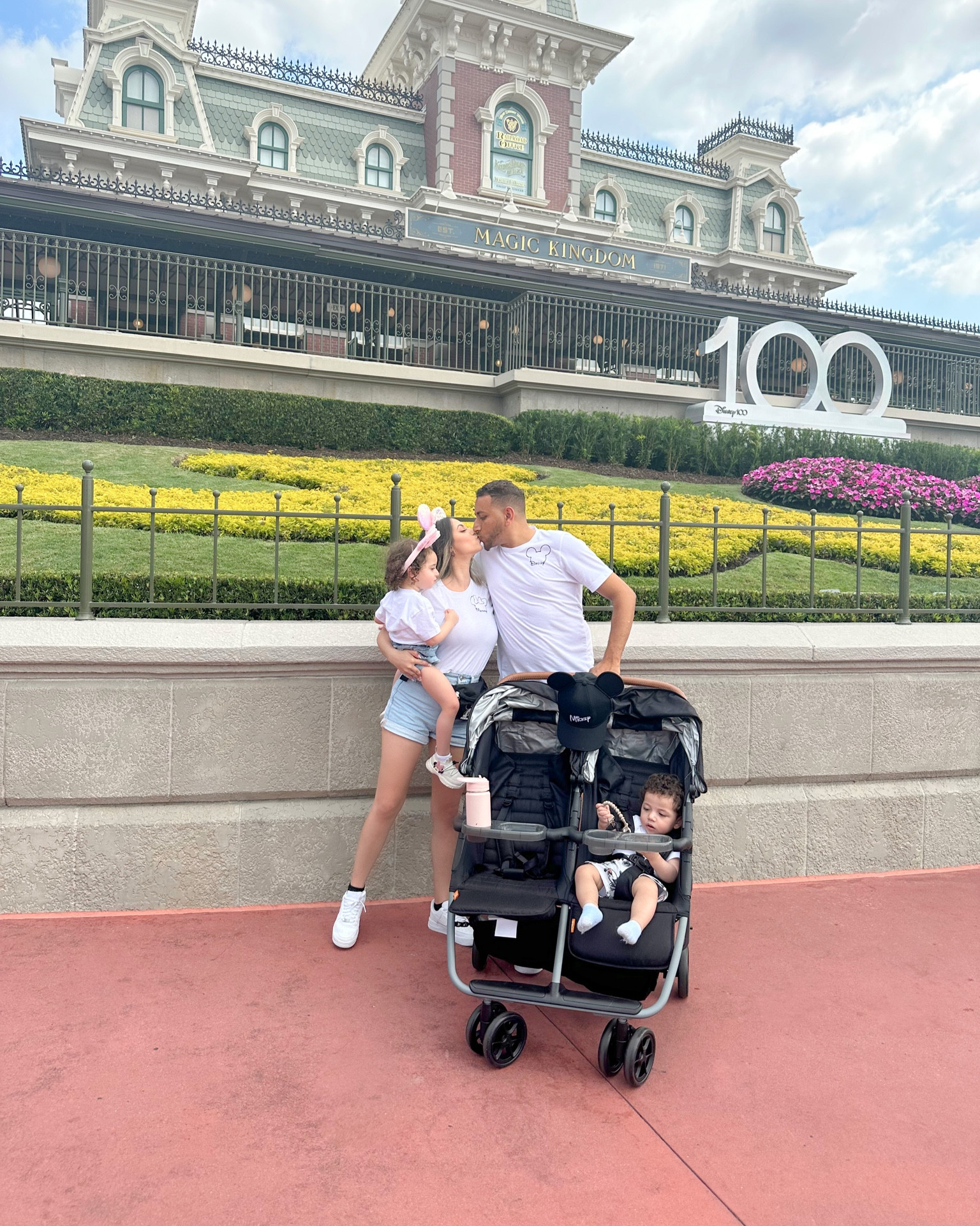 What we brought with us to Disney!
Matching Disney Mickey and Minnie Mouse t-shirts, comfortable shoes, Minnie sequin ears, double stroller, Fanny pack, water bottles, fans. 

#LTKtravel #LTKfamily #LTKkids