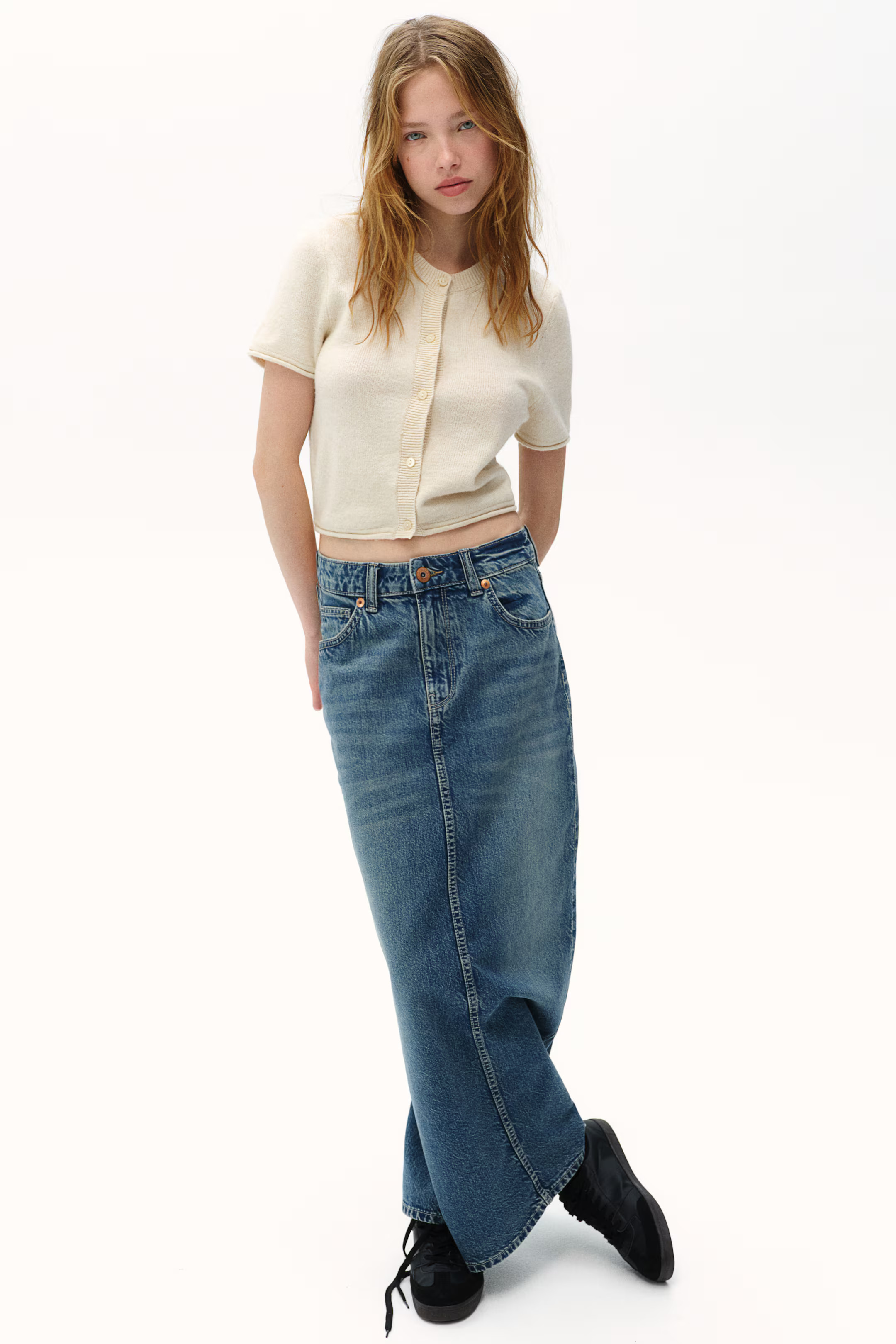 Short-sleeved Fine-knit Cardigan | H&M (US + CA)