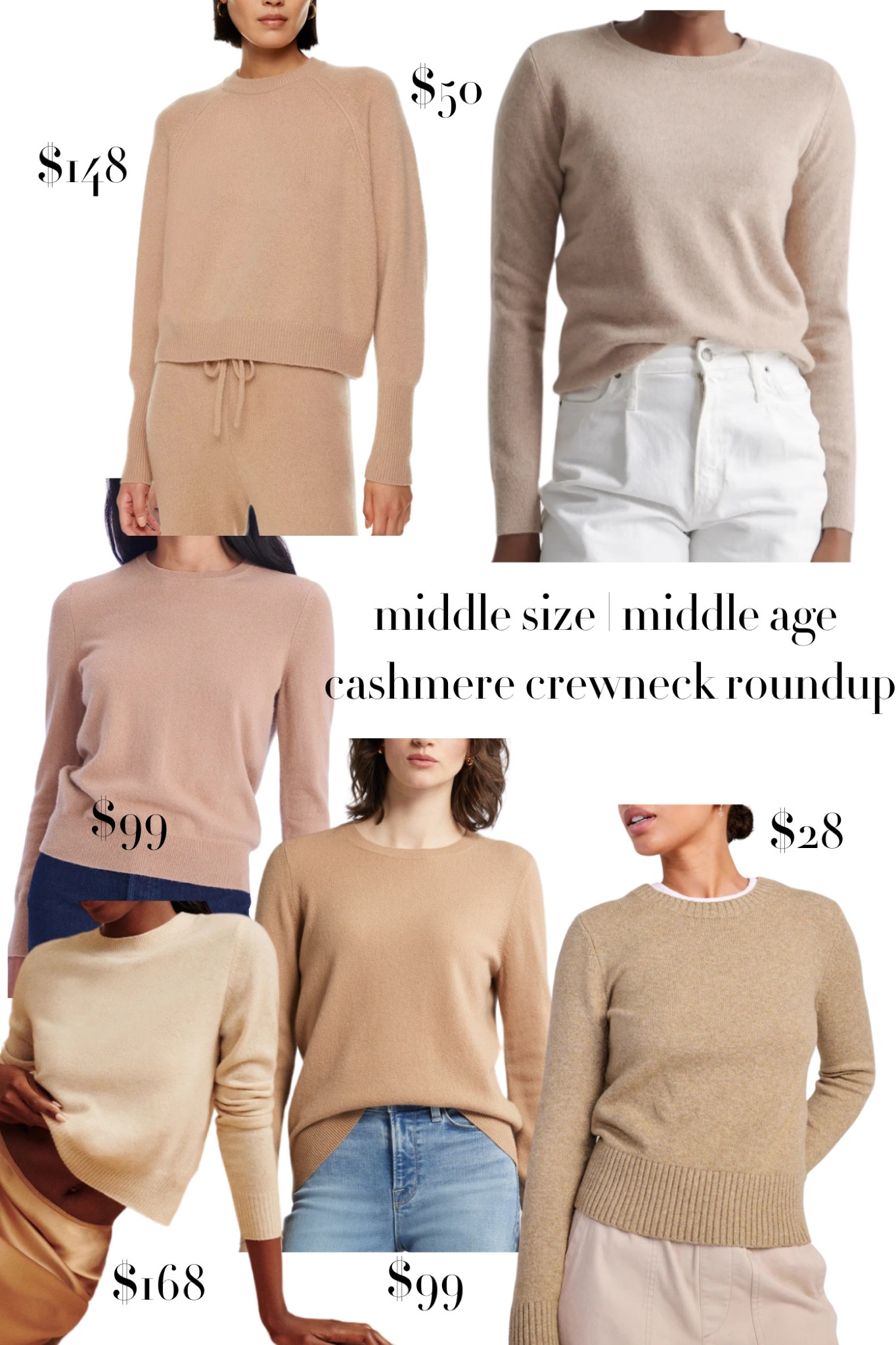 If you’re craving a hug of a sweater with a cashmere crewneck, I’ve got you! From 28-168 

#LTKmidsize #LTKfindsunder50 #LTKSeasonal