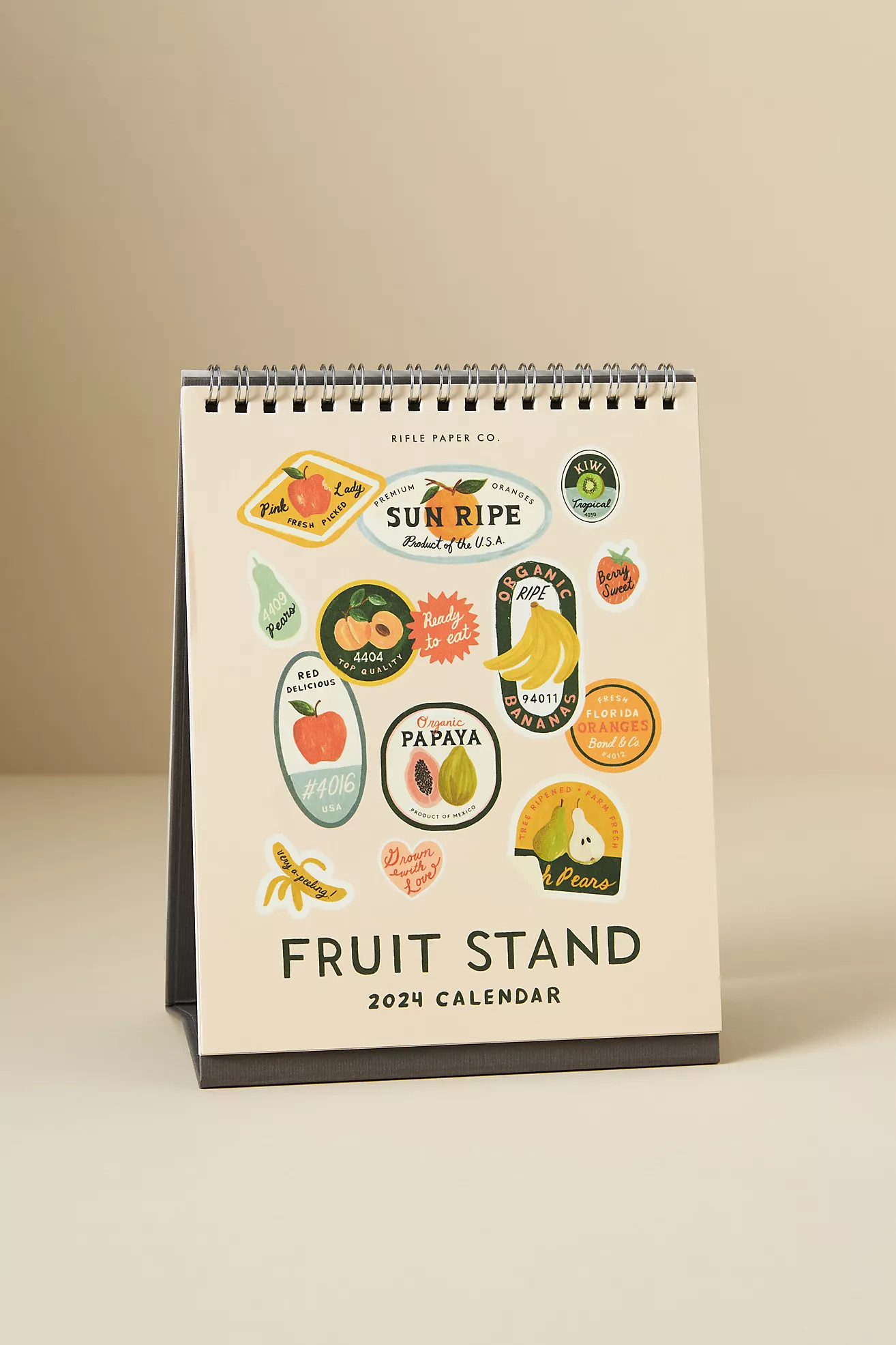 Rifle Paper Co. 2024 Desk Calendar | Anthropologie (US)