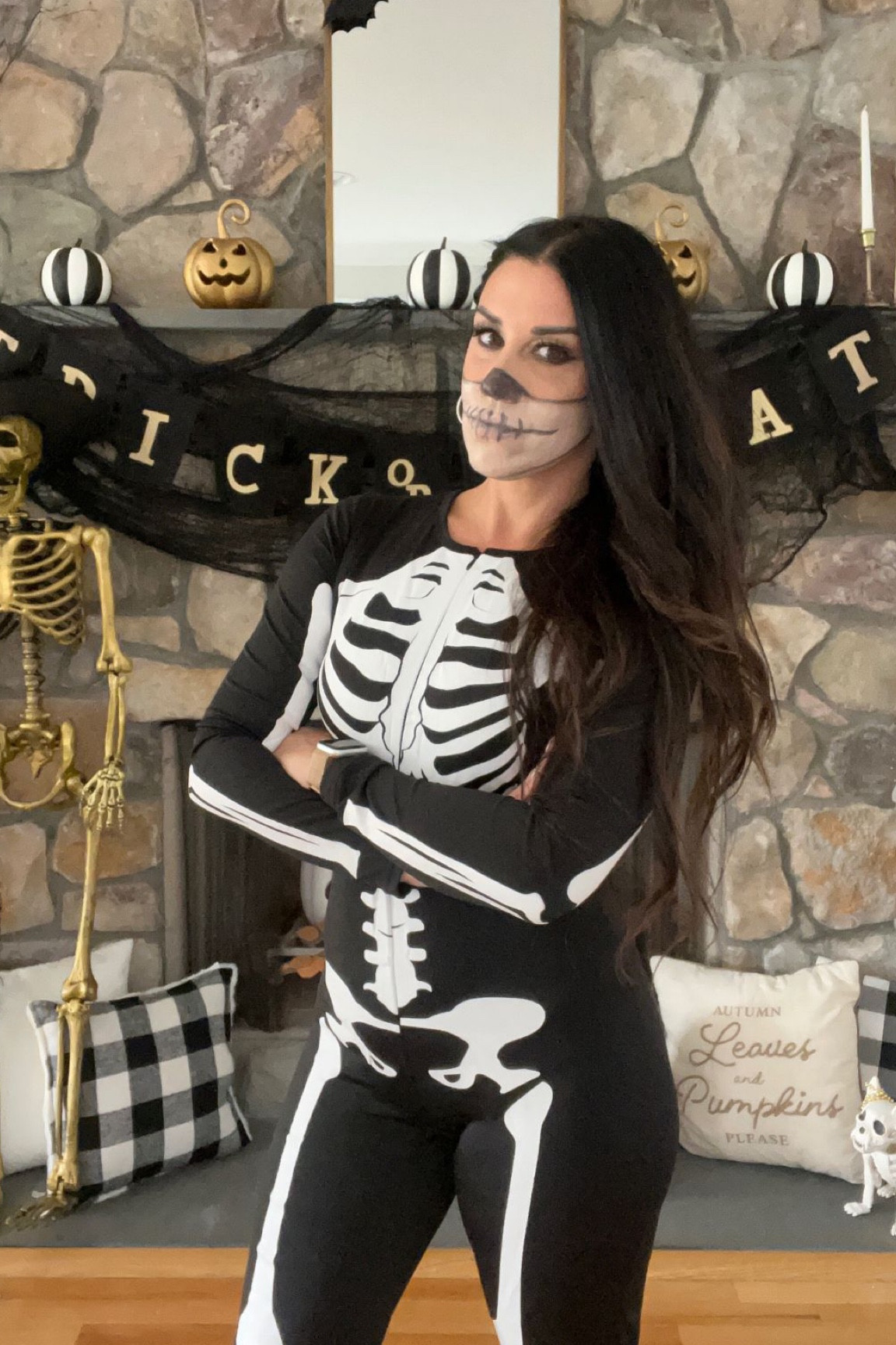 Skelton Halloween costume 

#LTKHalloween
