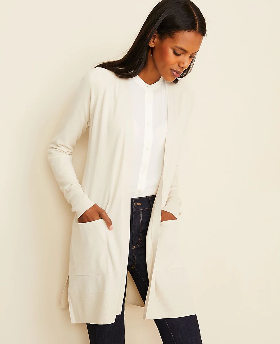 Pocket Open Cardigan | Ann Taylor | Ann Taylor (US)