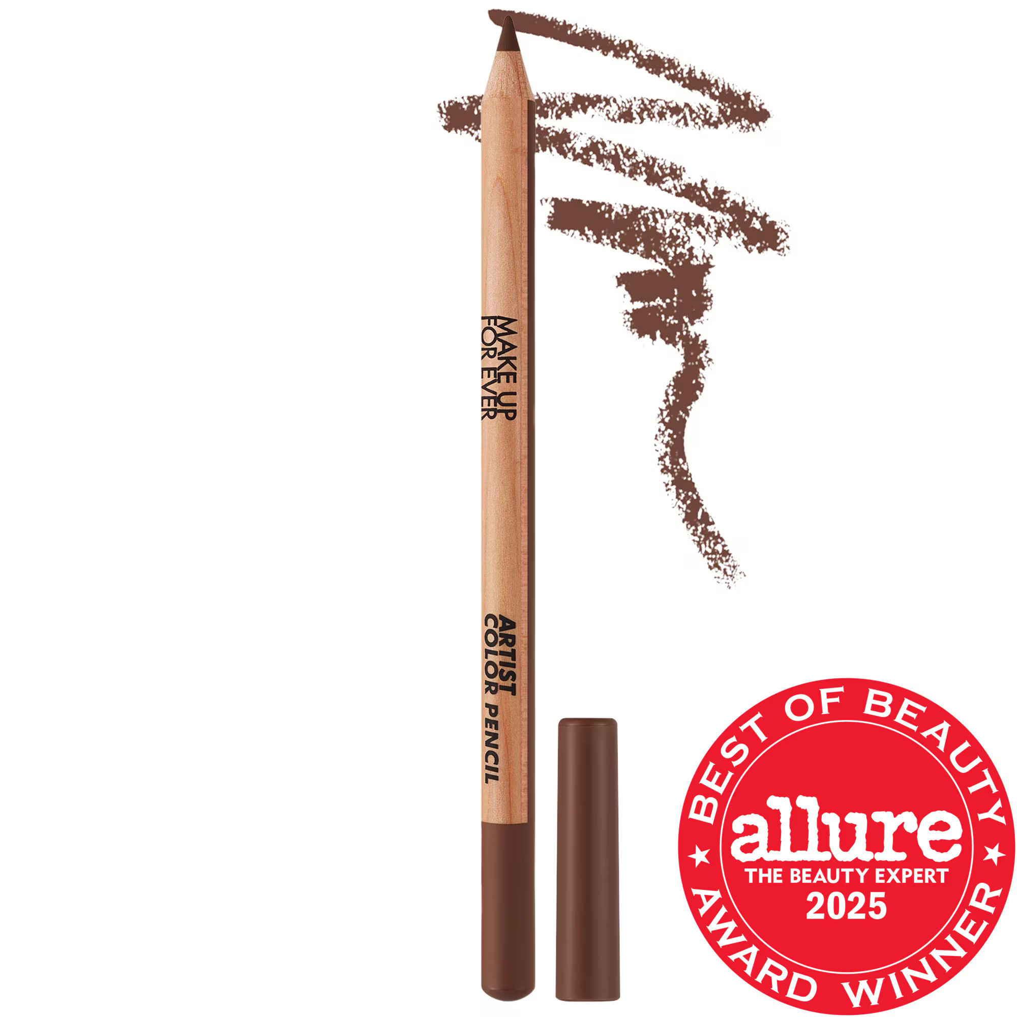 MAKE UP FOR EVER Artist Color Pencil Long-Lasting Lip Liner 608 Limitless Brown 0.04 oz / 1.41 g | Sephora (US)