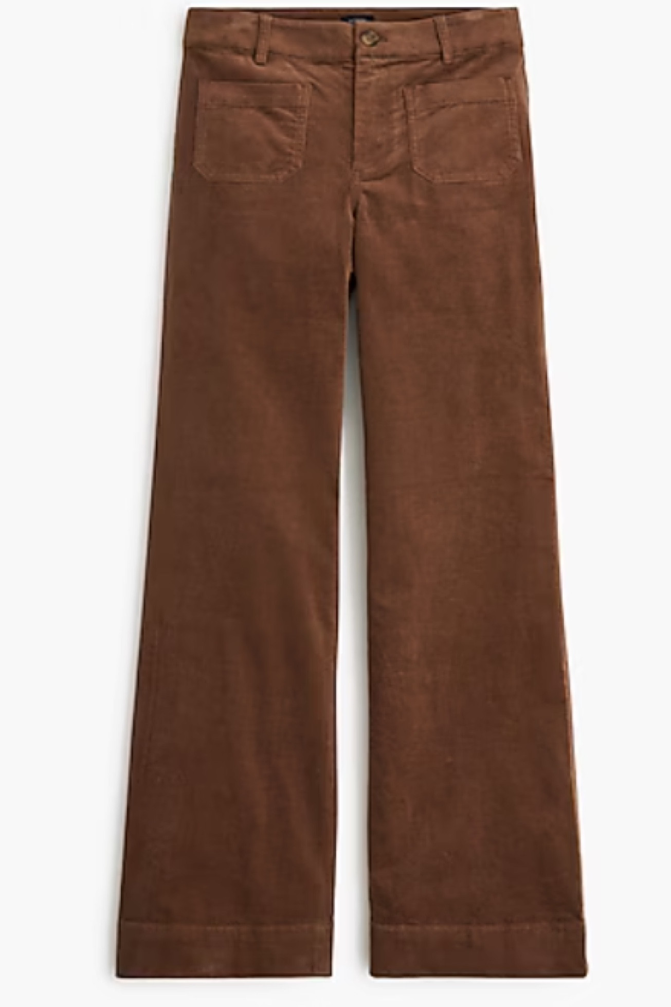 Lizzie corduroy high-rise wide-leg patch pocket pant in ‘roasted cocoa’ from jcrew factory 
Tan
House of colour / Autumn 

#LTKStyleTip #LTKTravel #LTKFallSale