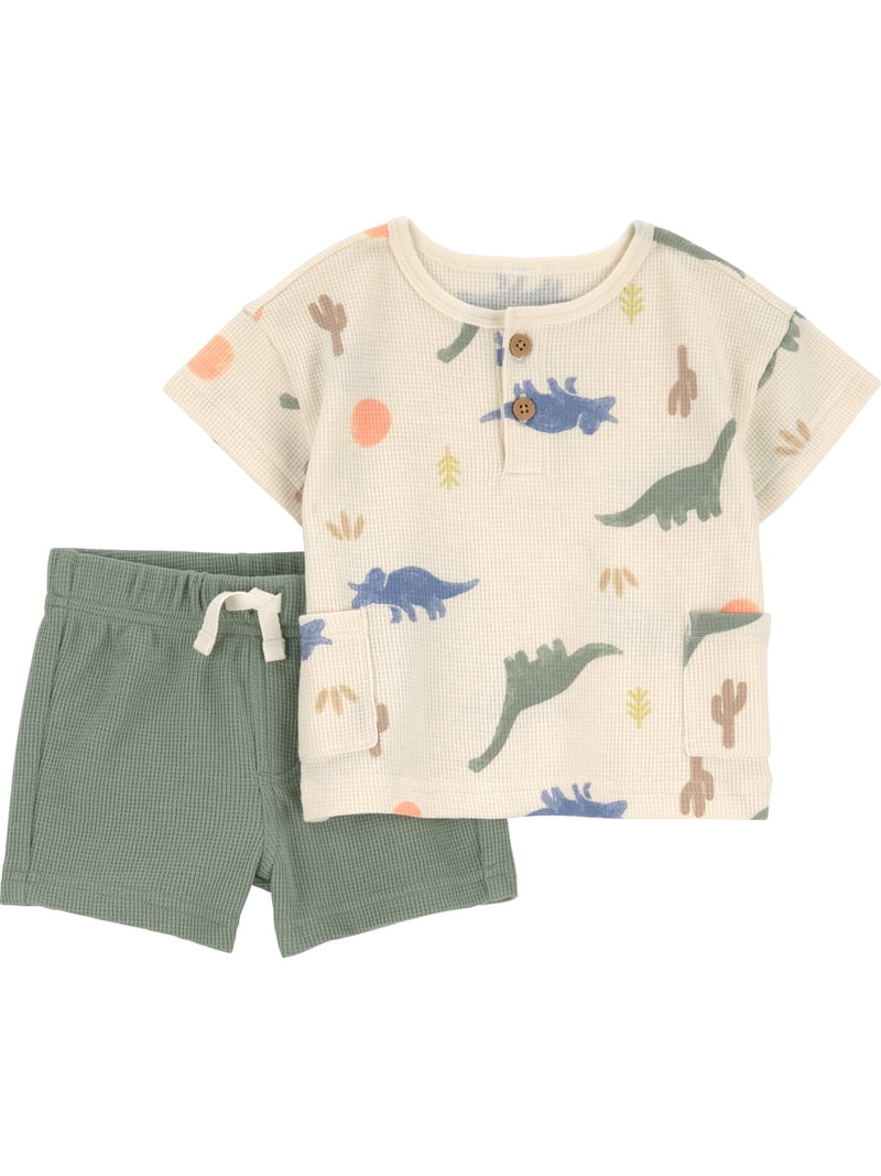 Carter's Child of Mine Baby Boy Outfit Set, 2-Piece Sizes 0/3-12 Months | Walmart (US)