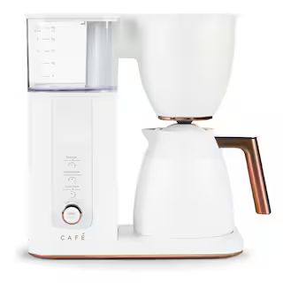 Cafe 10 Cup Matte White Specialty Drip Coffee Maker with Insulated Thermal Carafe, and WiFi conne... | The Home Depot