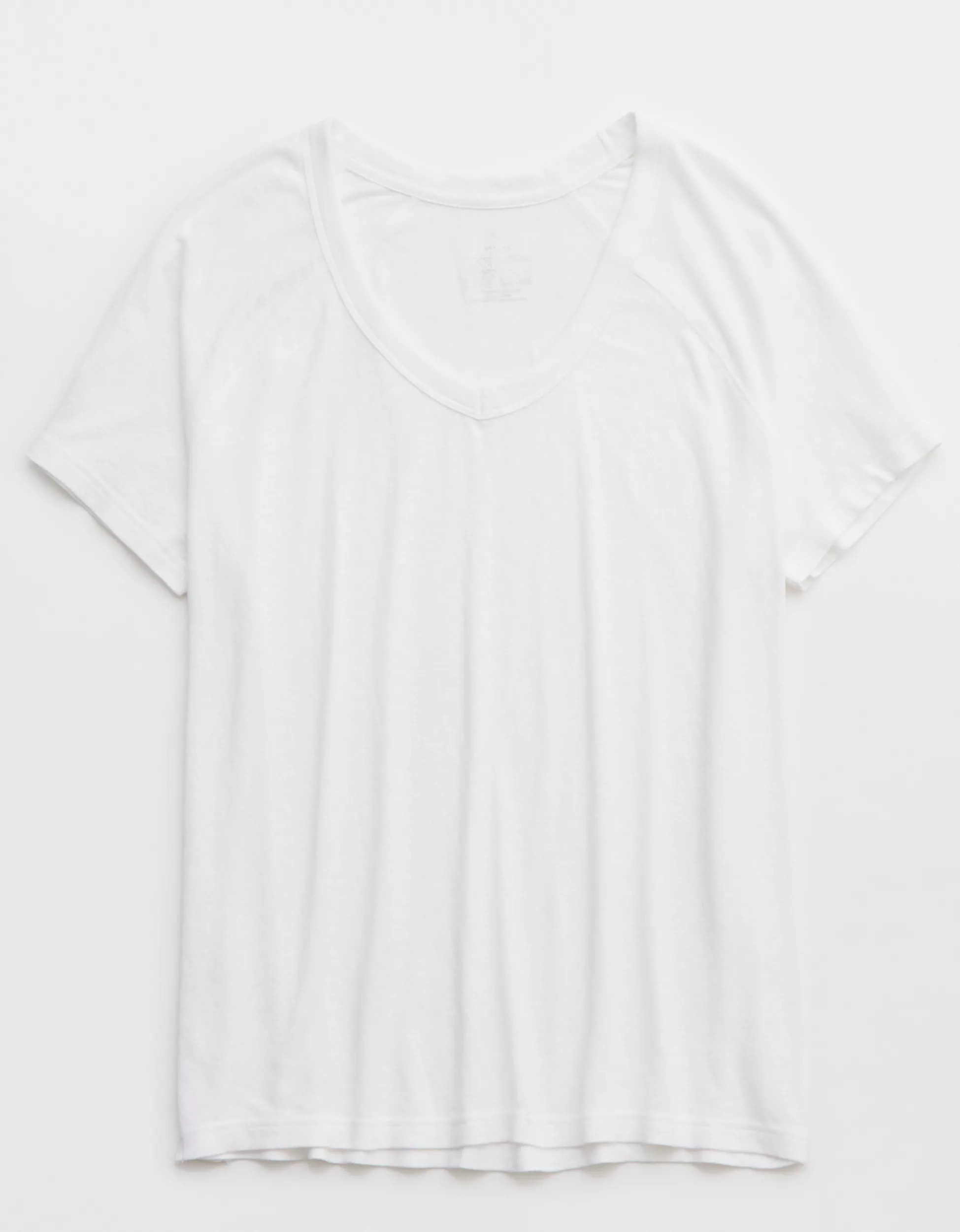 OFFLINE By Aerie Bouncy Cotton V-Neck T-Shirt | Aerie