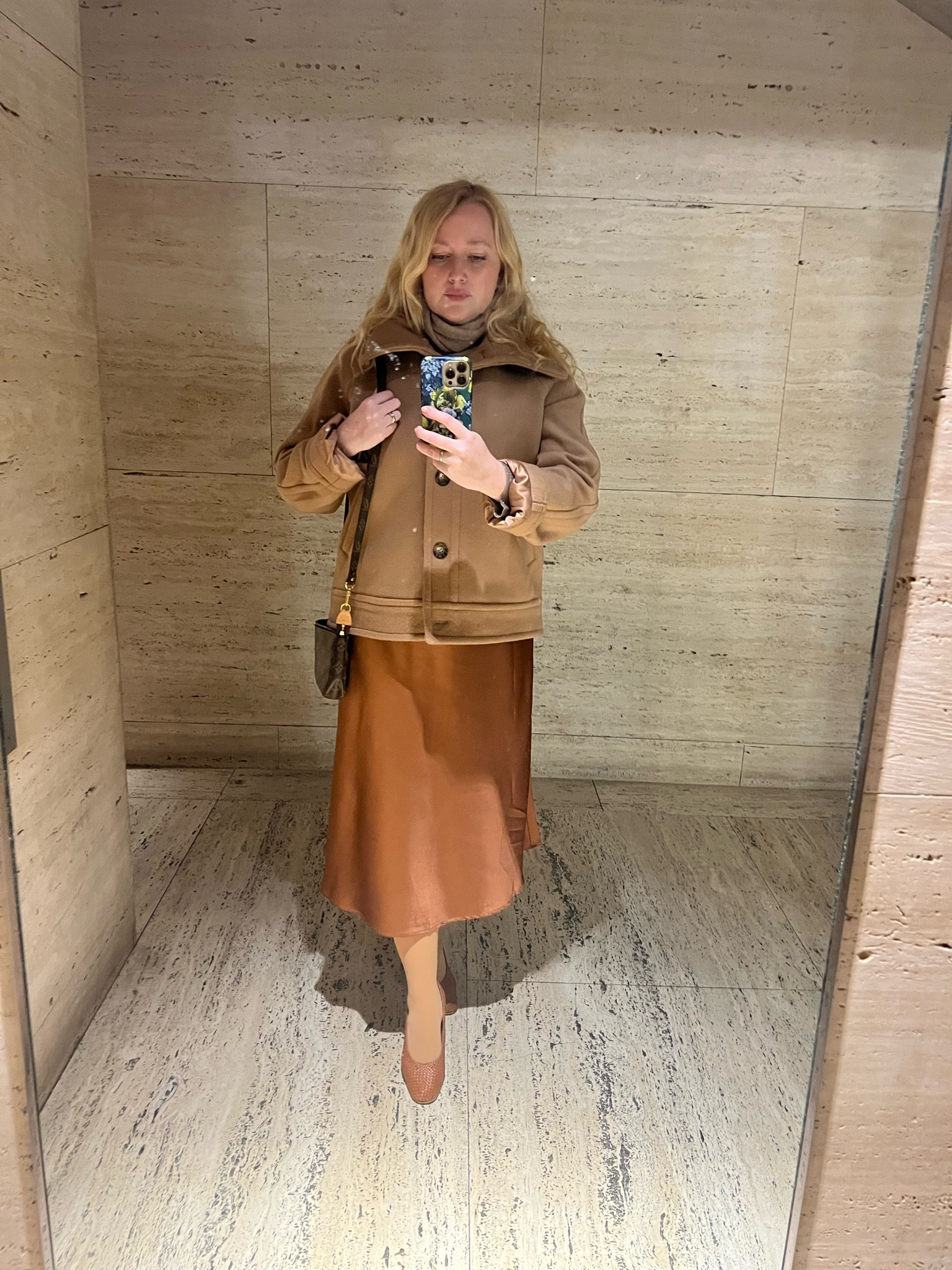 Fall fit
Wool coat, silky skirt, vintage lv pochette

#LTKworkwear #LTKmidsize #LTKSeasonal