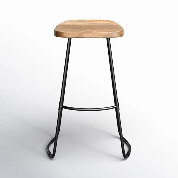 Geonna Solid Wood Stool | Birch Lane