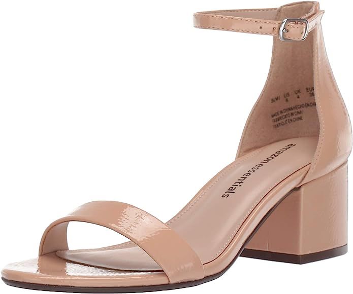 Amazon Essentials Women's Two Strap Heeled Sandal | Amazon (US)