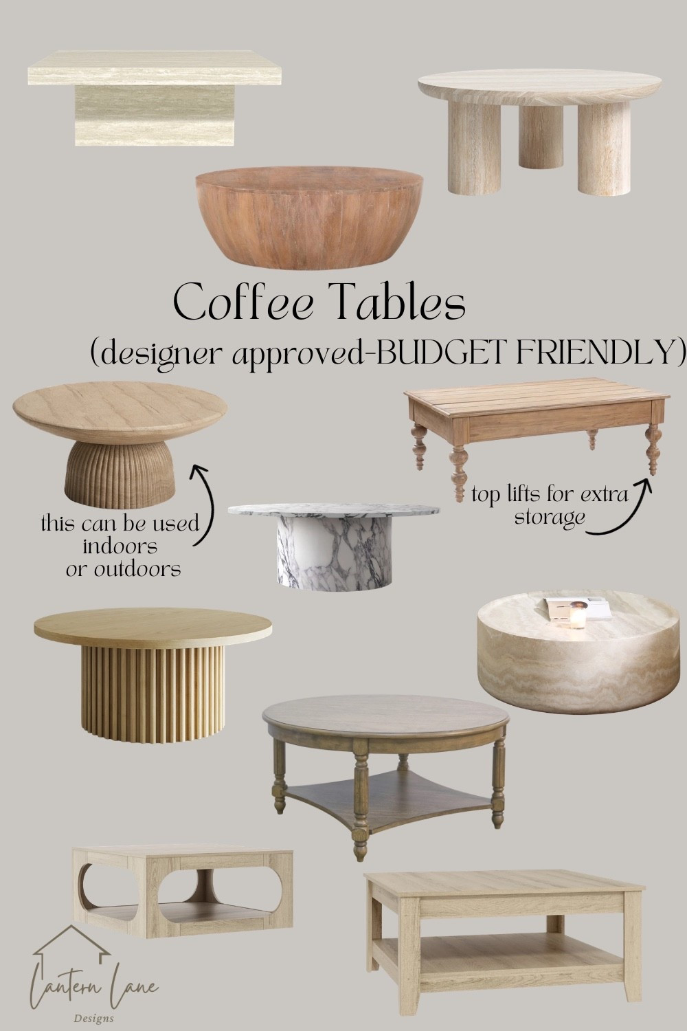 Beautiful and affordable coffee tables. Designer approved coffee tables but essy on the wallet! I have the turned leg coffee table. The top lifts for extra storage.

round coffee table, rectangle coffee table, look for less, pottery barn 

 



#LTKHome #LTKSaleAlert