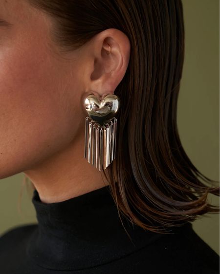 Western is trending and these silver tone heart fringe earring are so fun and chic! Also come in gold plated. 

Accessories 
Jewelry
Cowgirl
Western inspired 
Statement earrings 
Costume jewelry
Party earrings 
Wedding guest

#LTKparties #LTKstyletip #LTKwedding