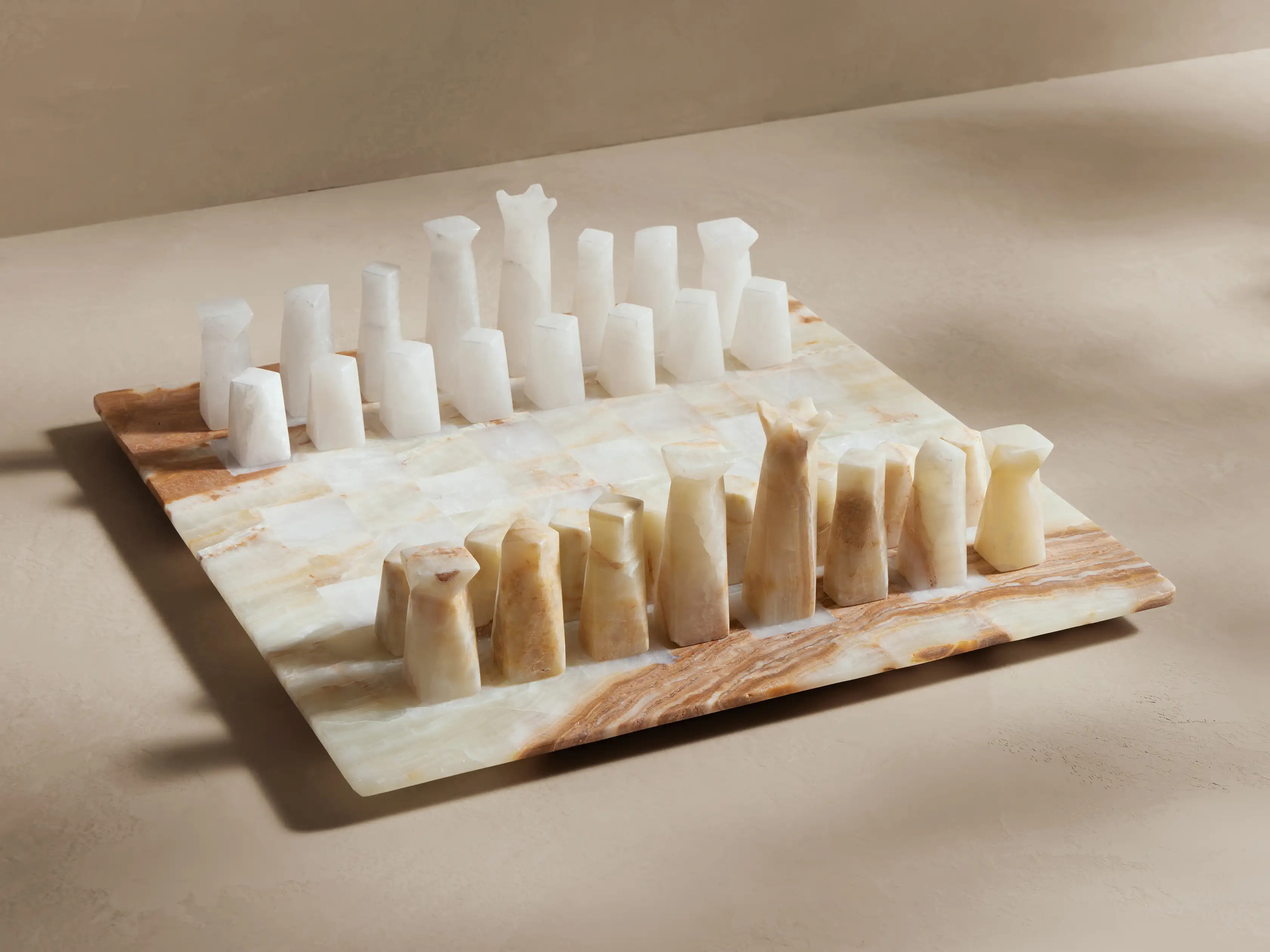Onyx Chess Set | Arhaus