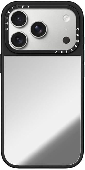 CASETiFY Mirror iPhone 17 Pro Case [Reflective/Compatible with Magsafe / 4.9 ft. 1X Military Grad... | Amazon (US)