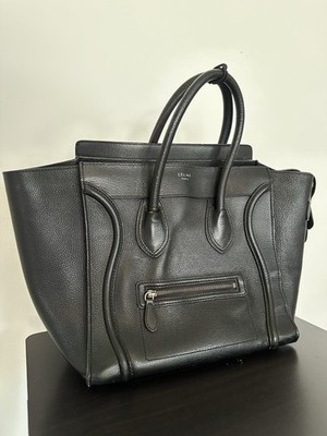 Céline Luggage Micro Leather Handbag suede Interior | eBay US