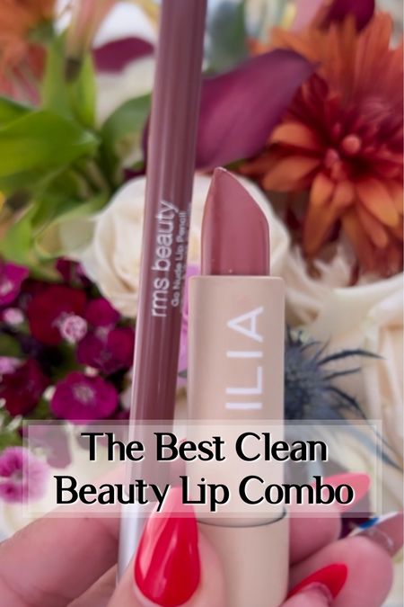 The Best Clean Beauty Lip Combo 

Ilia Beauty AmberLight 
RMS Beauty Nighttime Nude Lip Pencil 

#LTKover40 #LTKbeauty #LTKfindsunder50