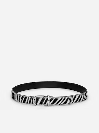 Zebra-Print Leather Belt – White/Black/Faux Zebra – ARKET GB | Arket UK