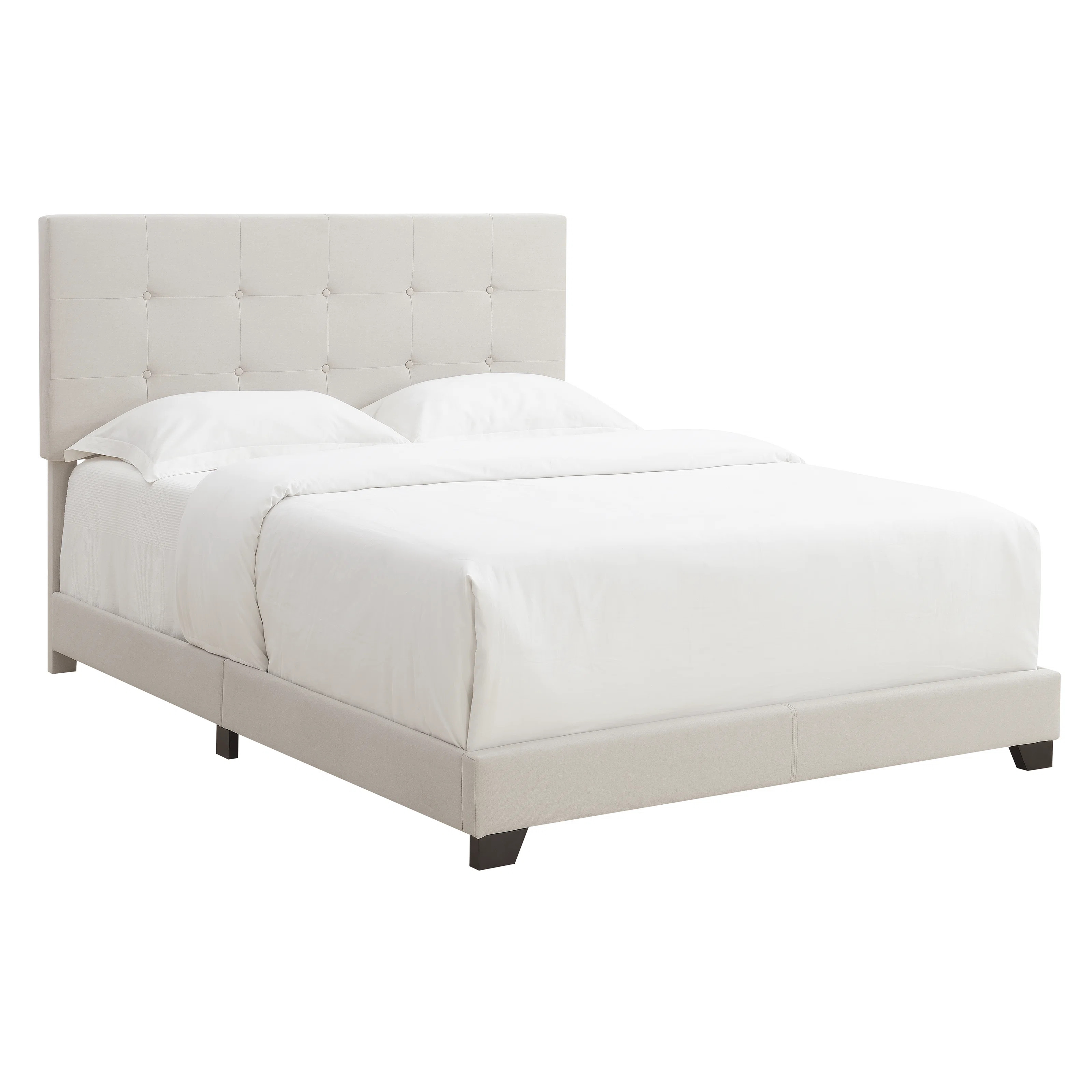 Cloer Tufted Upholstered Low Profile Standard Bed | Wayfair North America