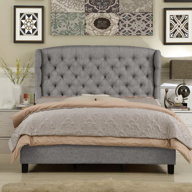 Goodrow Tufted Upholstered Standard Bed | Wayfair North America