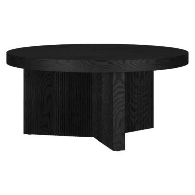 Hudson & Canal Holm Coffee Table, Black | Belk
