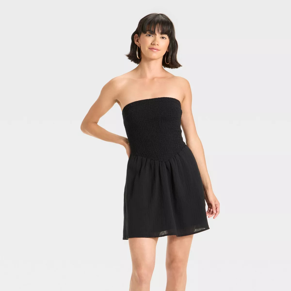 Women's Smocked Crinkle Gauze Mini Sundress - Universal Thread™ | Target