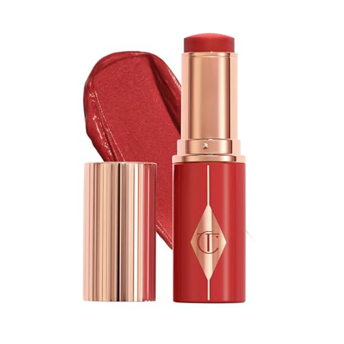 Charlotte Tilbury Unreal Healthy Glow Blush Stick - Buildable Cream Makeup with a Skincare-Infused Formula - Easy to Use, Blendable & Leaves Skin with a Luminous Sheen - Cherry Glow | Amazon (US)