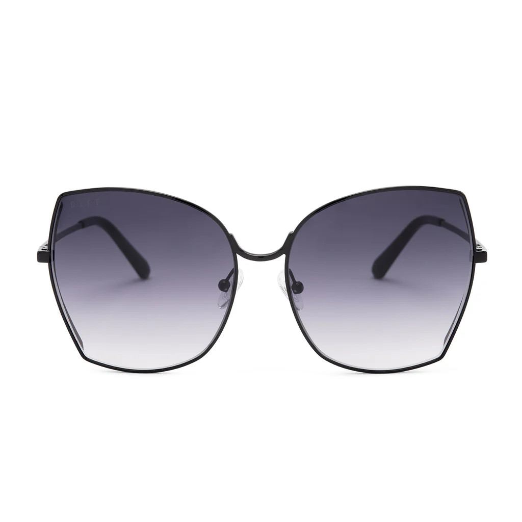 COLOR: black   grey gradient sunglasses | DIFF Eyewear