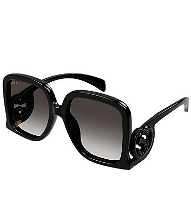 Gucci Women's GG1326S 58mm Square Sunglasses - Black | Dillard's