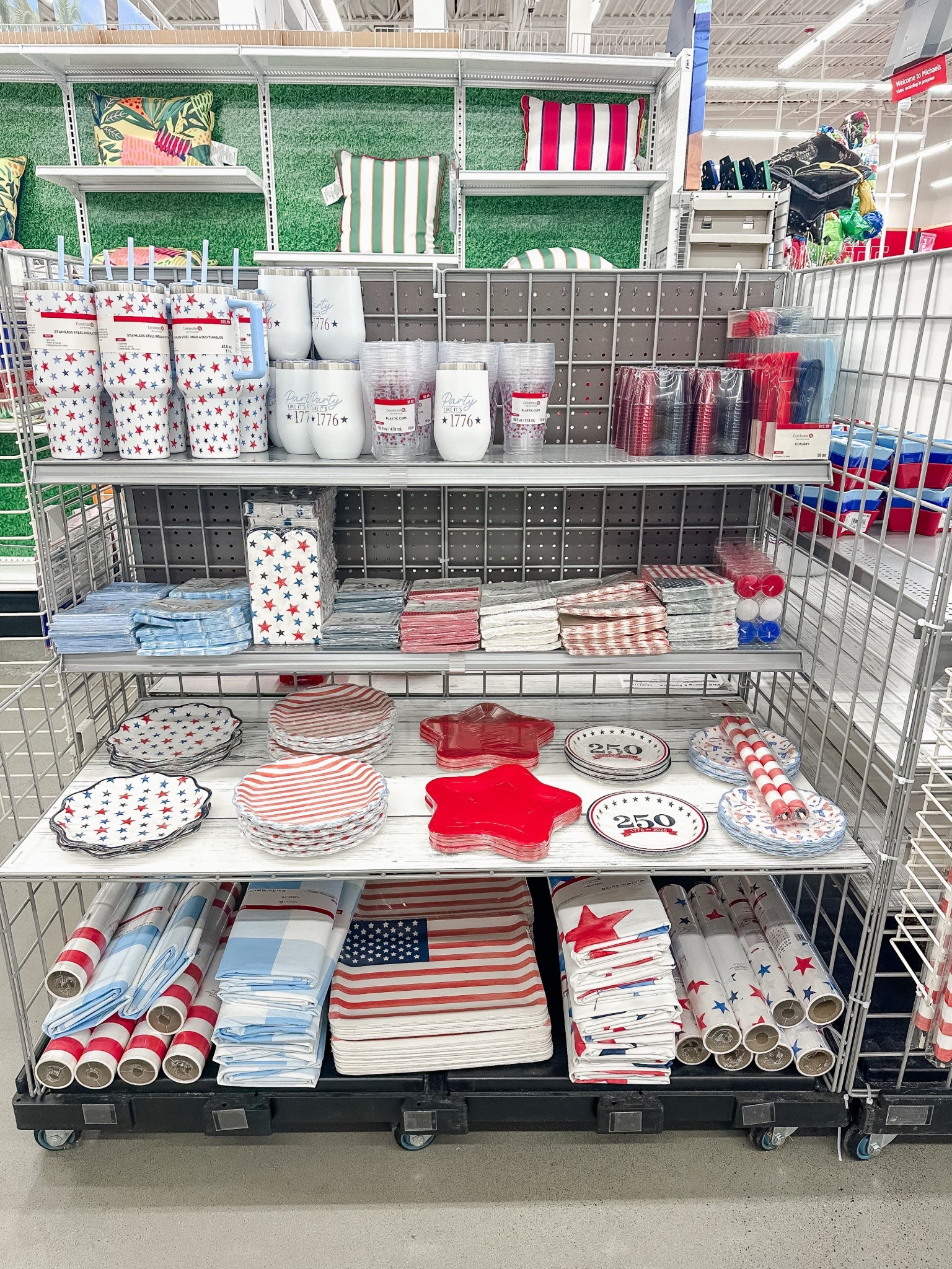 Patriotic party supplies & paper goods @Michaels 

USA / Memorial Day / 4th of July / summer bbq / red, white and blue 

#LTKSeasonal