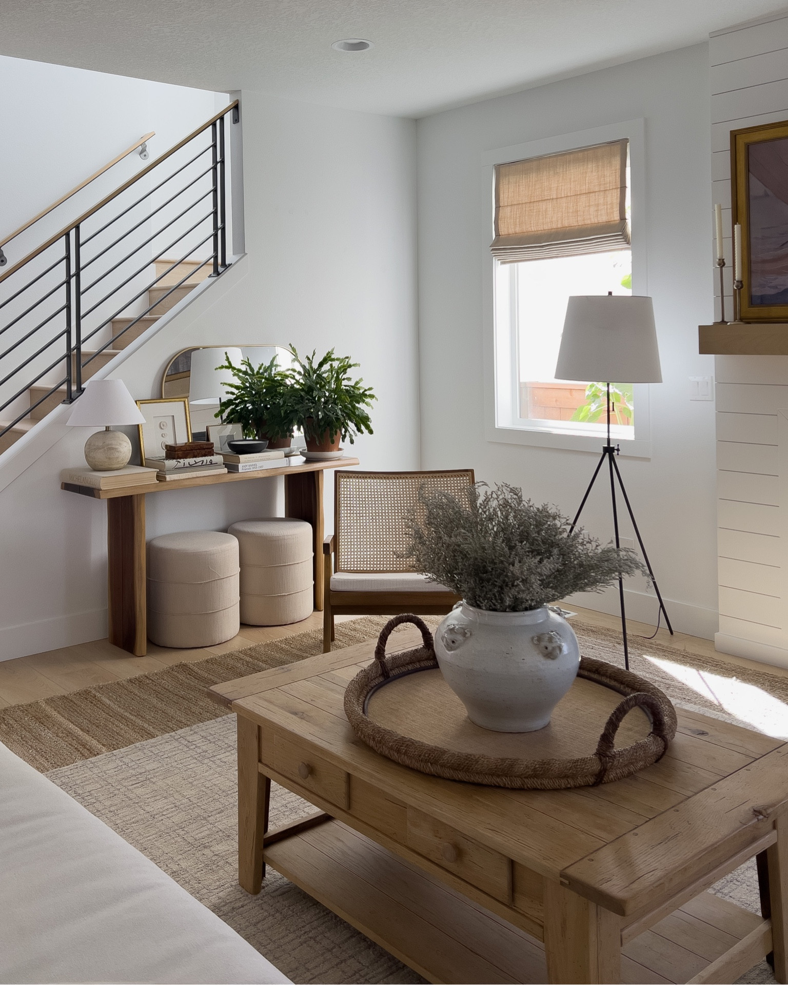 Fall living room, fall preserved stems, large white vase, modern organic transitional home decor, Homebyjulianne 

#LTKSeasonal #LTKhome #LTKFind