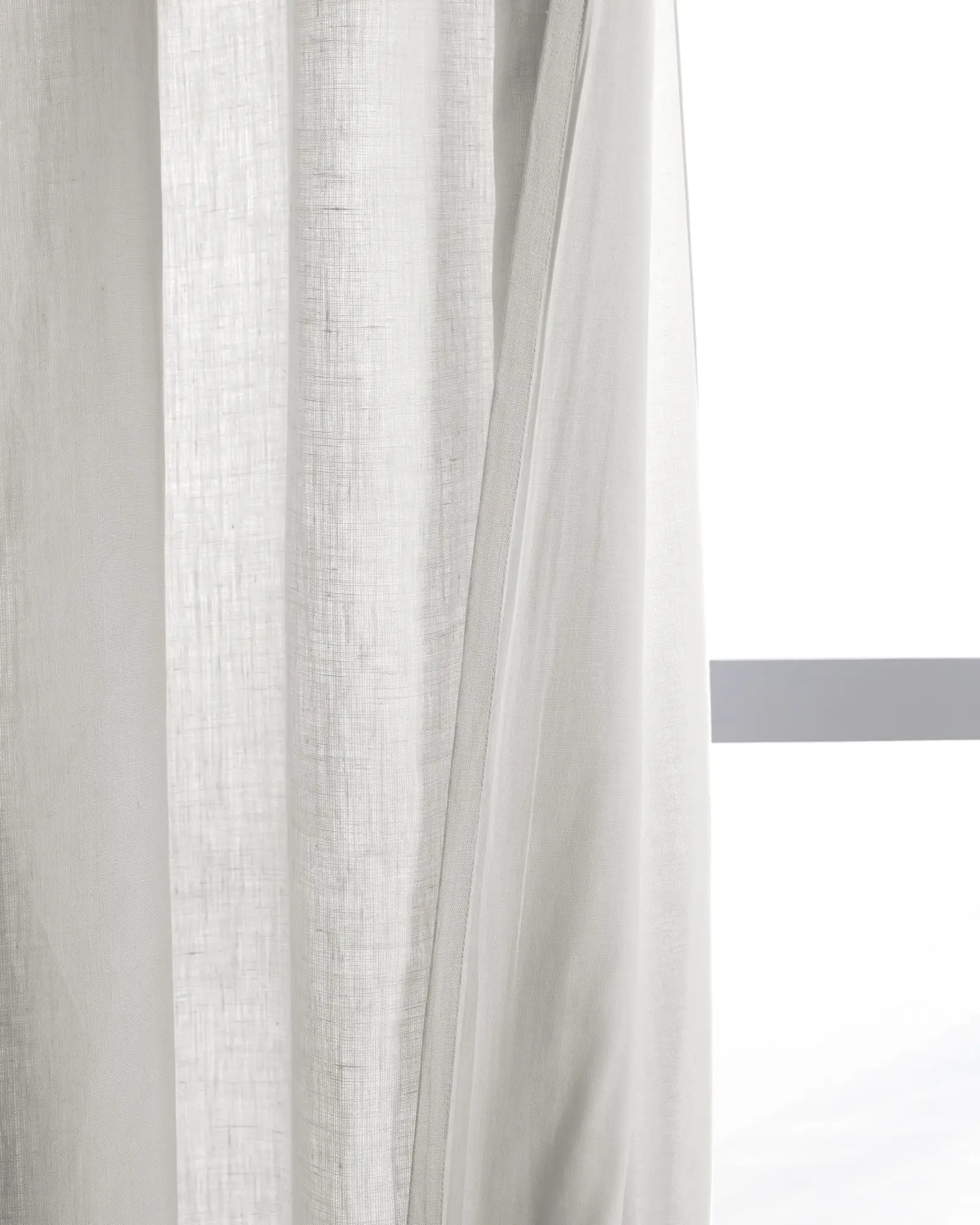 European Linen Curtain in White | Quince