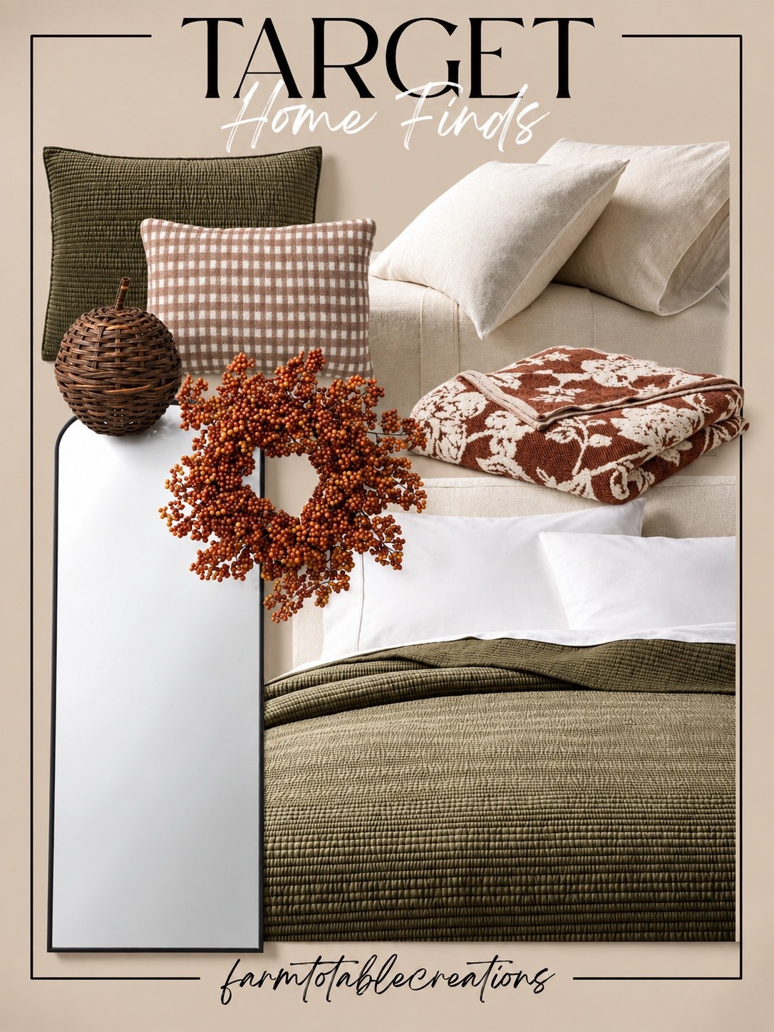 Target Home Finds For A Cozy Fall Refresh 🍂

Target has so many good home finds right now! Loving these warm olive tones, cozy textures, gingham details, and rich fall accents for an easy seasonal refresh. Everything works together so beautifully without feeling overdone.

#TargetHome #TargetFinds #TargetStyle #FallHomeDecor #FallBedroom #CozyBedroom #TargetBedding #FallBedding #AutumnHomeDecor #NeutralHomeDecor #OliveGreenDecor #FallDecorFinds

#LTKSaleAlert #LTKSeasonal #LTKHome