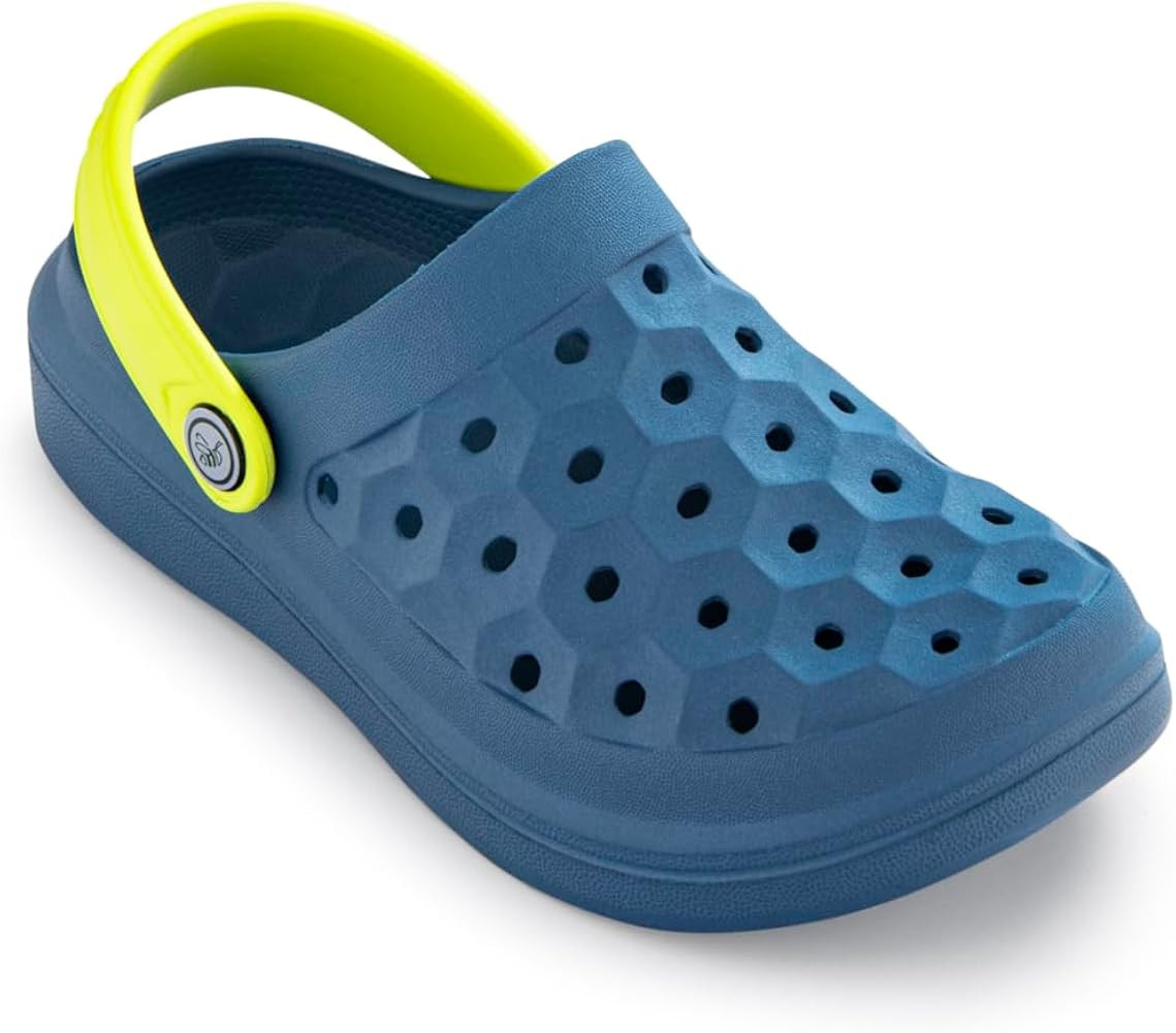 Joybees Varsity Clogs for Girls and Boys, Water Shoes for Kids, Water Resistant Beach Pool Slip O... | Amazon (US)