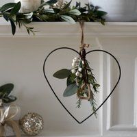 Mini Nordic Heart Christmas Decoration | The White Company (US & CA)