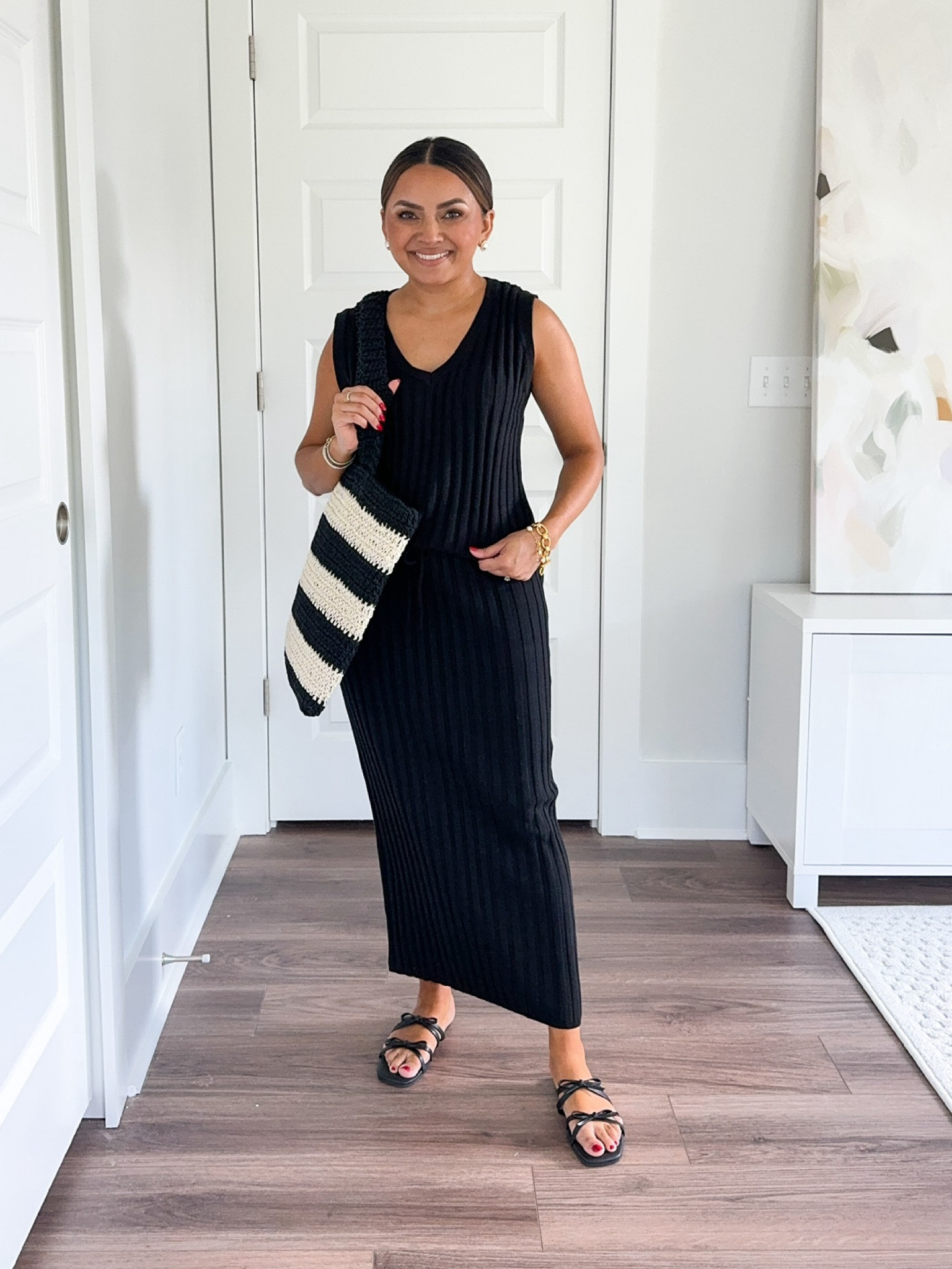 Black V Neck Ribbed Midi Dress size XS TTS 
Black Bow Heels size 5.5 TTS 

Amazon Outfits 
4th of July 
4th of July Outfit 
Country Concert Outfit 
Fourth of July 
Fourth of July outfit 
White dress 
Charleston 
Summer vacation 

Honey Sweet Petite 
Honeysweetpetite 

#LTKStyleTip #LTKParties #LTKFindsUnder50
