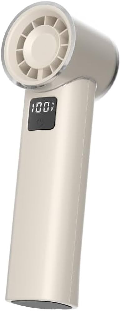 Portable Handheld Mini Fan, 5 Speed High-Speed Turbo Fan, LED Digital Display, 3000mAh Rechargeab... | Amazon (US)