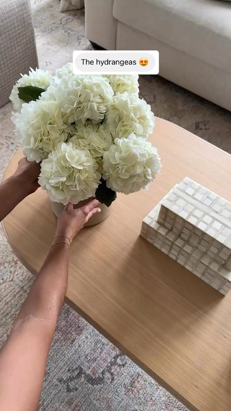 My favorite faux hydrangeas! They are from Amazon and will last you all spring and summer 😉 linked here! 

#fauxflowers #stems #springdecor #summerstyle #amazonhome #favoritefinds

#LTKHome #LTKStyleTip #LTKVideo