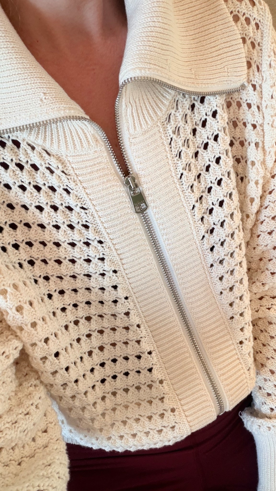 Morning drop off sweater! 