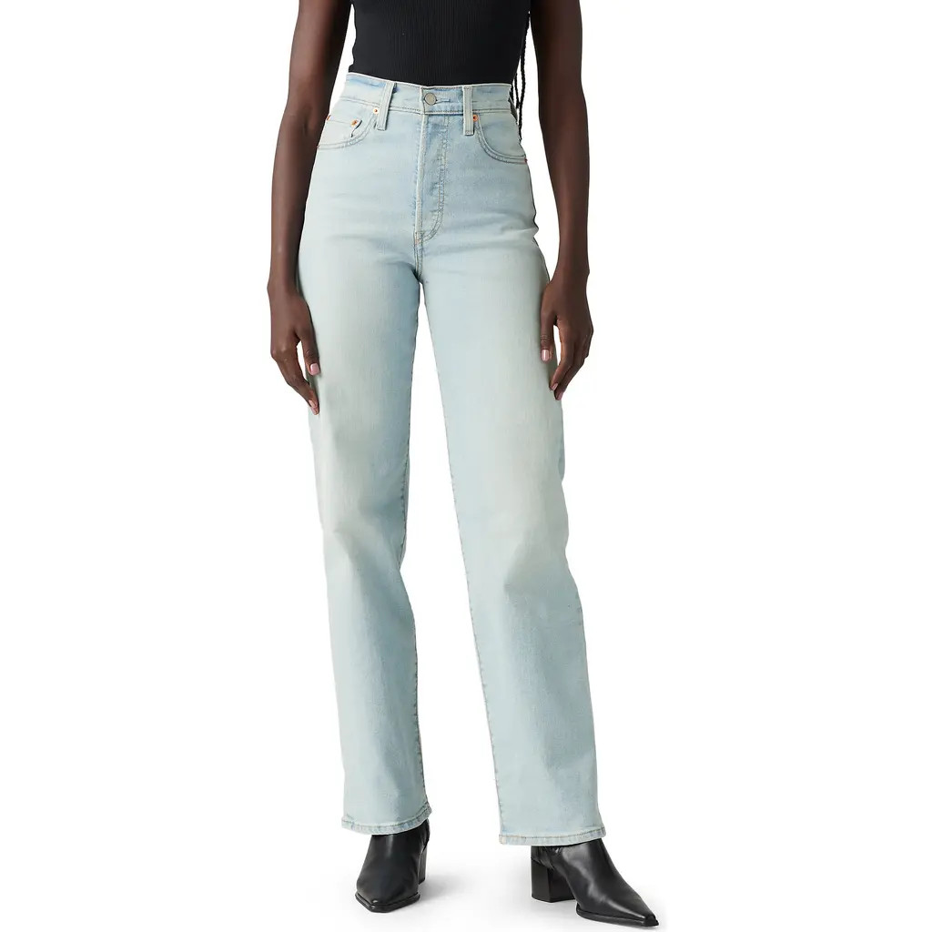 Levi's Ribcage High Waist Straight Leg Jeans in All Alone at Nordstrom Rack, Size 27 X 32 | Nordstrom Rack