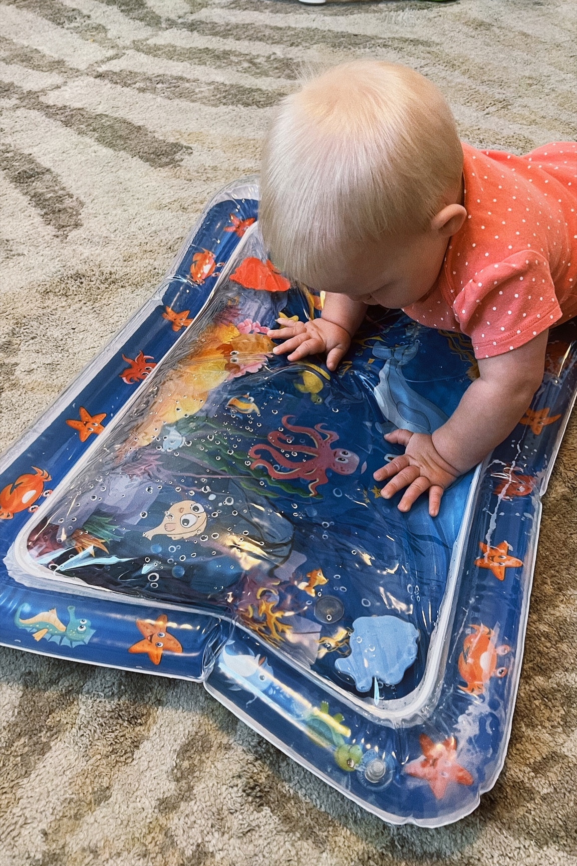 JJ has officially discovered the water matt & LOVES it! 💦🐠🐙🐟

#LTKFind #LTKunder50 #LTKbaby