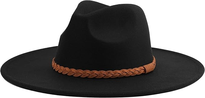 Big Wide Brim Women Fedora Hat | Amazon (US)