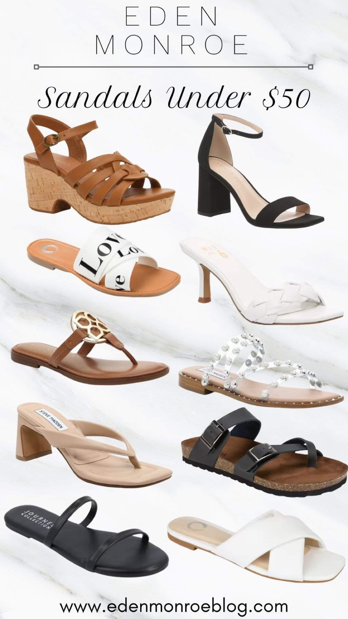 Women’s summer sandals under $50!

On sale (25% off) until 3/19/23 with code LTKBFF

Sandals, sale alert, daily deal, flats, heels, summer sandals, sandals 2023, flip flops, Steve Madden, dsw, looks for less, spring shoes, wedding guest, vacation outfit, slides, pool shoes, beach shoes, Easter shoes

#LTKFind #LTKsalealert #LTKshoecrush