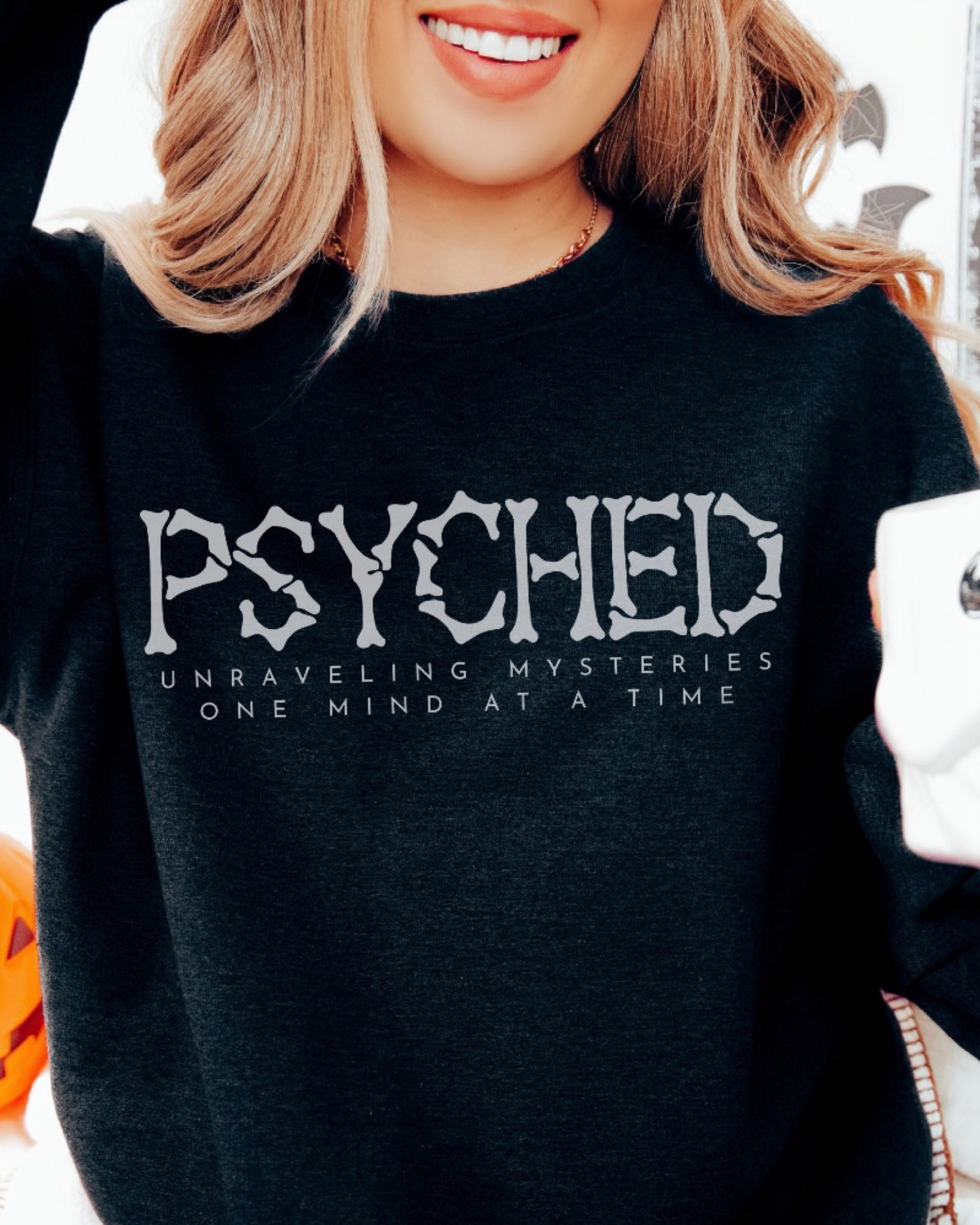 School psychology Halloween sweatshirt 👻🎃

#LTKFallSale #LTKSeasonal #LTKWorkwear