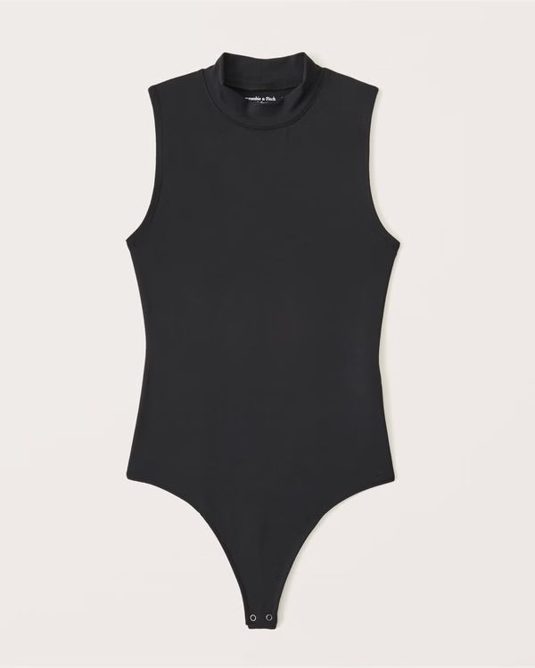 Women's Seamless Mockneck Bodysuit | Women's Tops | Abercrombie.com | Abercrombie & Fitch (UK)