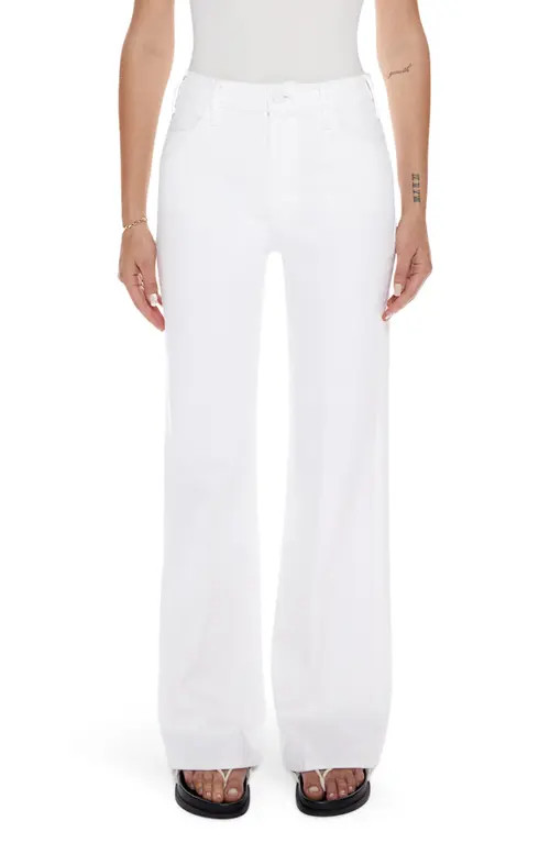 MOTHER The Hustler Roller Skimp Flare Jeans in Fairest Of Them All at Nordstrom, Size 28 | Nordstrom