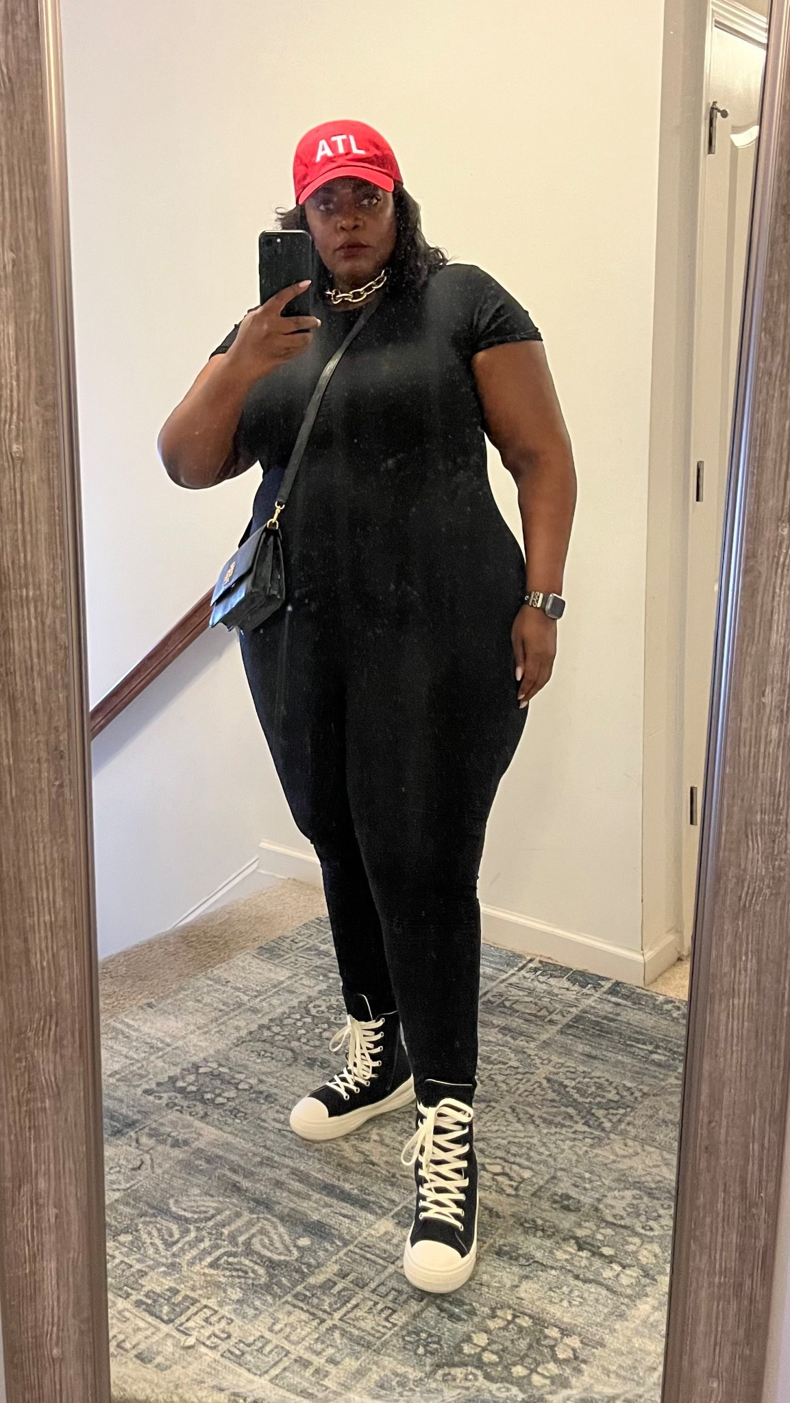 All Black Casual Jumpsuit and high-tops

#LTKShoeCrush #LTKStyleTip #LTKPlusSize