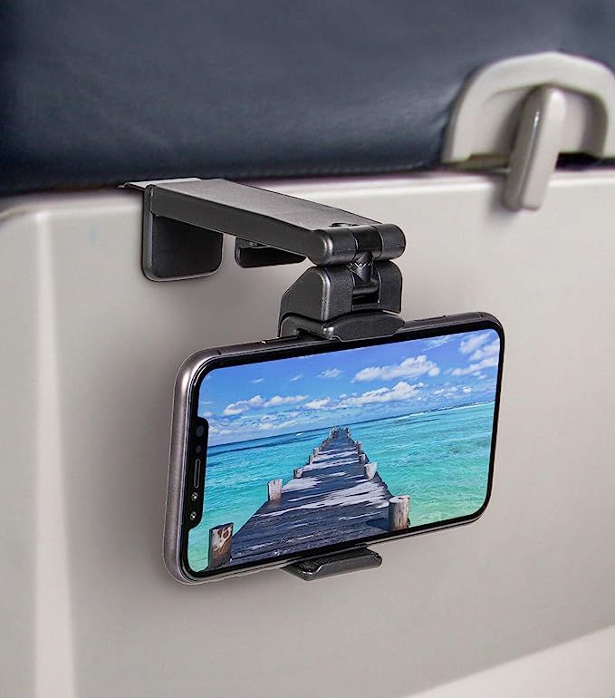 Universal Airplane in Flight Phone Mount. Handsfree Phone Holder for Desk with Multi-Directional ... | Amazon (US)