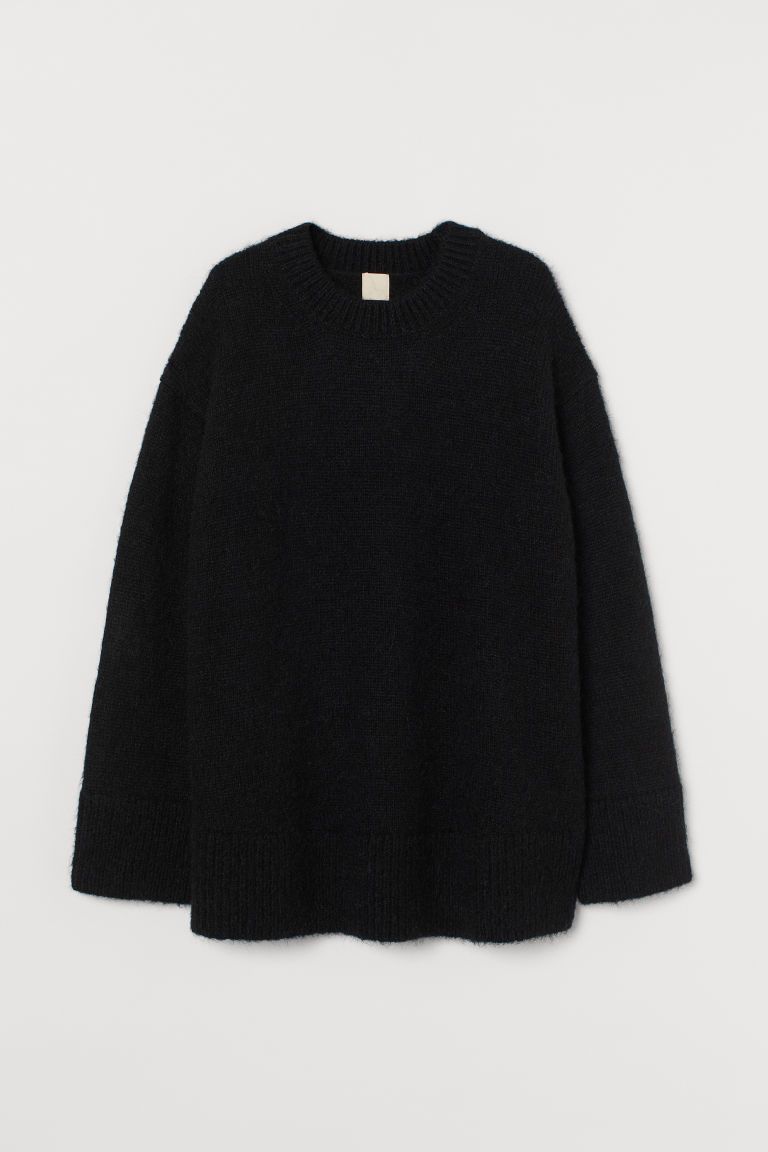 H & M - Wool-blend Sweater - Black | H&M (US + CA)