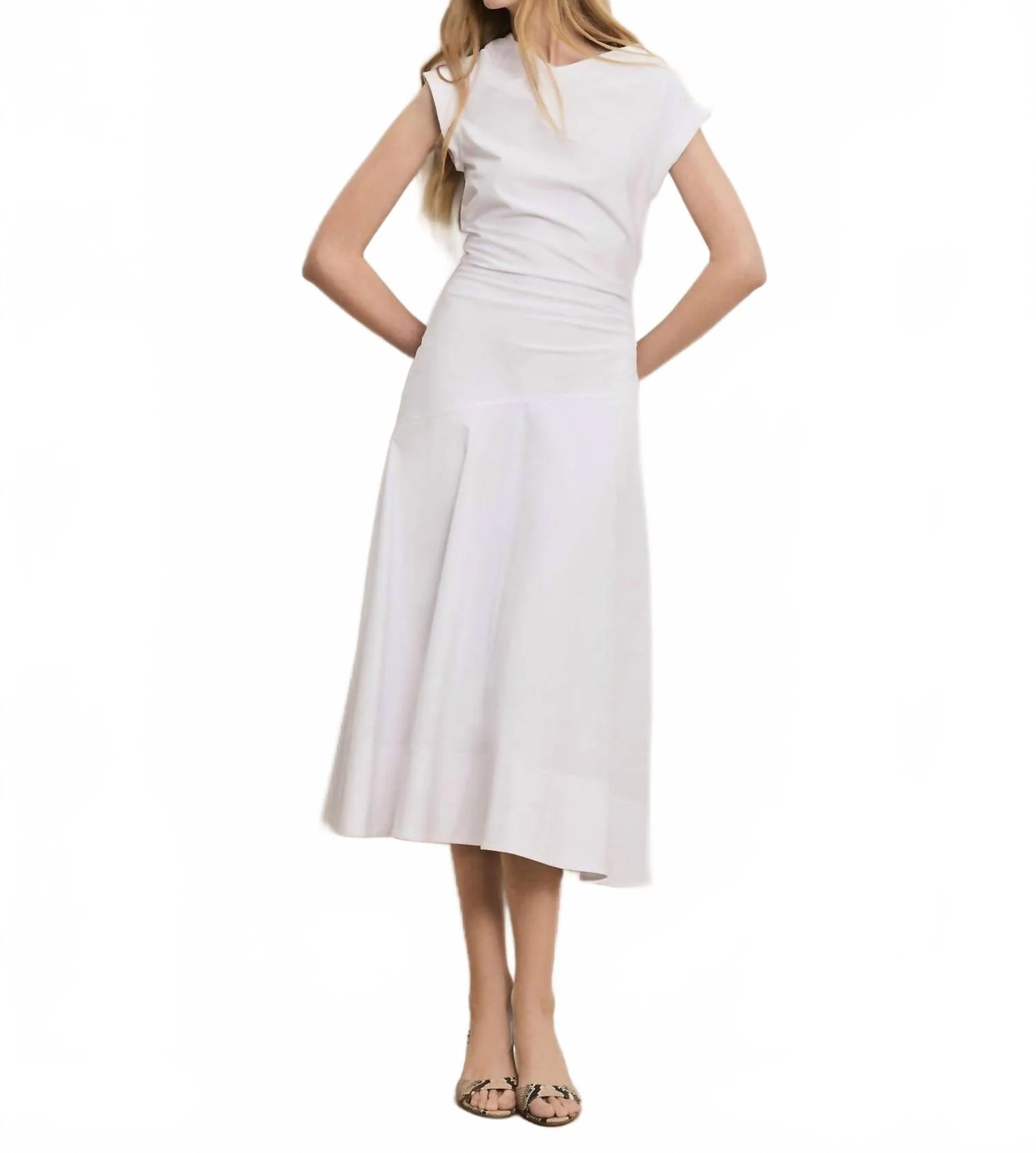 Lisette Dress In White | Shop Simon